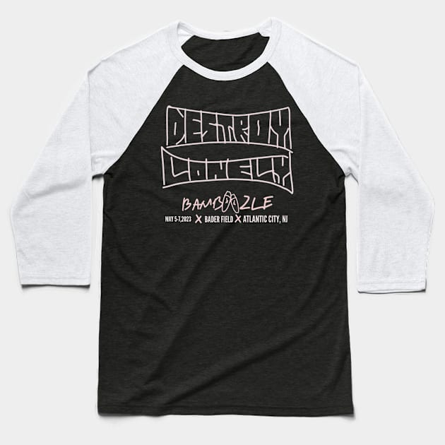 Destroy lonely Baseball T-Shirt by Marylin2